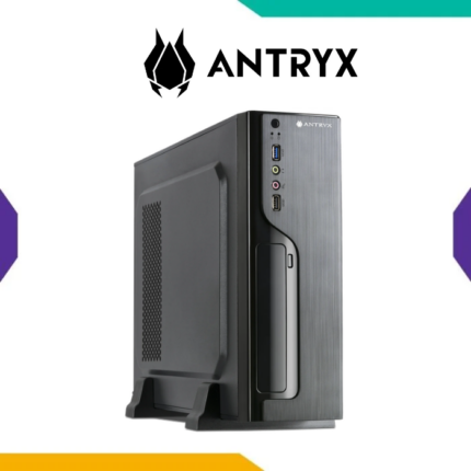 CASE ANTRYX XTREME SLIM XS-120 BLACK MICRO ATX CON FUENTE SFX 350W PANEL LATERAL PERFORADO Y USB 3.0